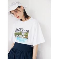 コエル(COEL)のCOEL×YUJI TAKEUCHI CATCH SOME RAYS フォトTシャツ