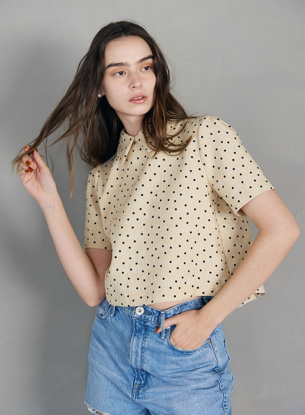 コエル（COEL）/2WAYカラードットブラウス 2WAYカラードットブラウス | コエル(COEL) | マルイウェブチャネル