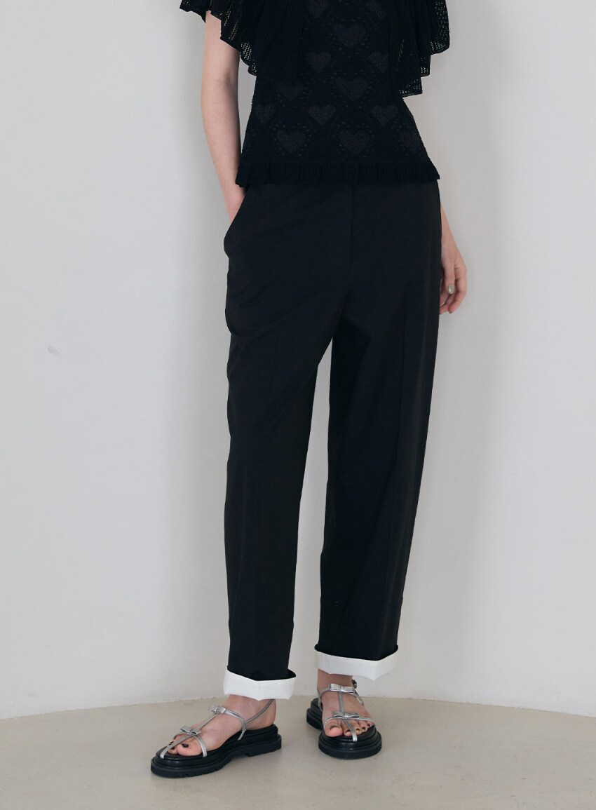 コエル（COEL）/コットンリネンロールアップパンツ コットンリネンロールアップパンツ | コエル(COEL) | マルイウェブチャネル