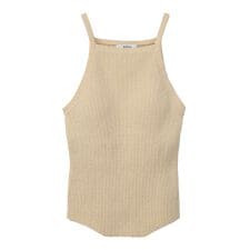 カップ付きリブキャミソール