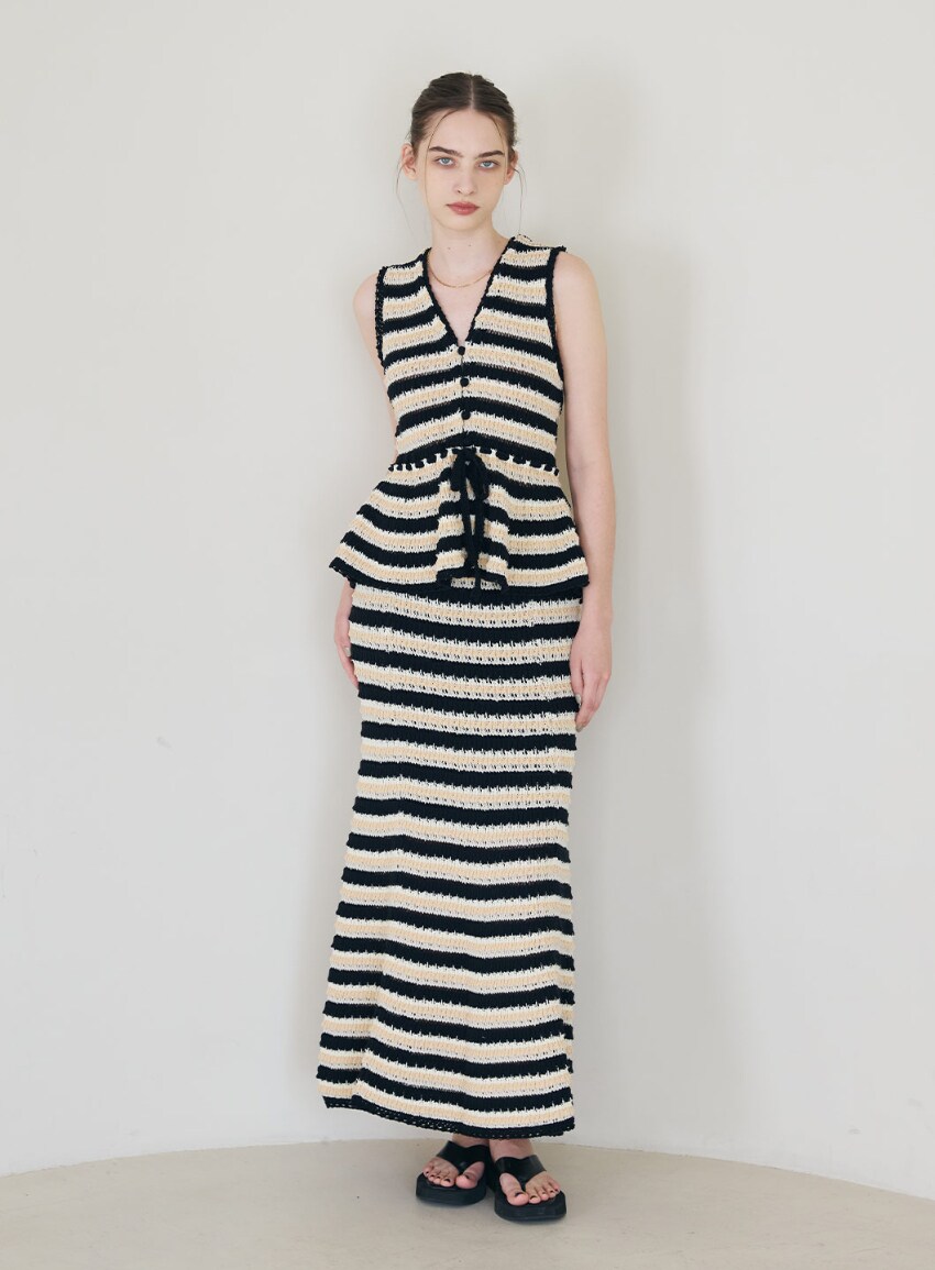 コエル（COEL）/マルチボーダーニットスカート マルチボーダーニットスカート | コエル(COEL) | マルイウェブチャネル