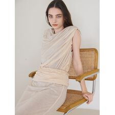 コエル(COEL)のリバーシブルノースリーブトップス