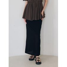 コエル(COEL)のリバーシブルレイヤードスカート