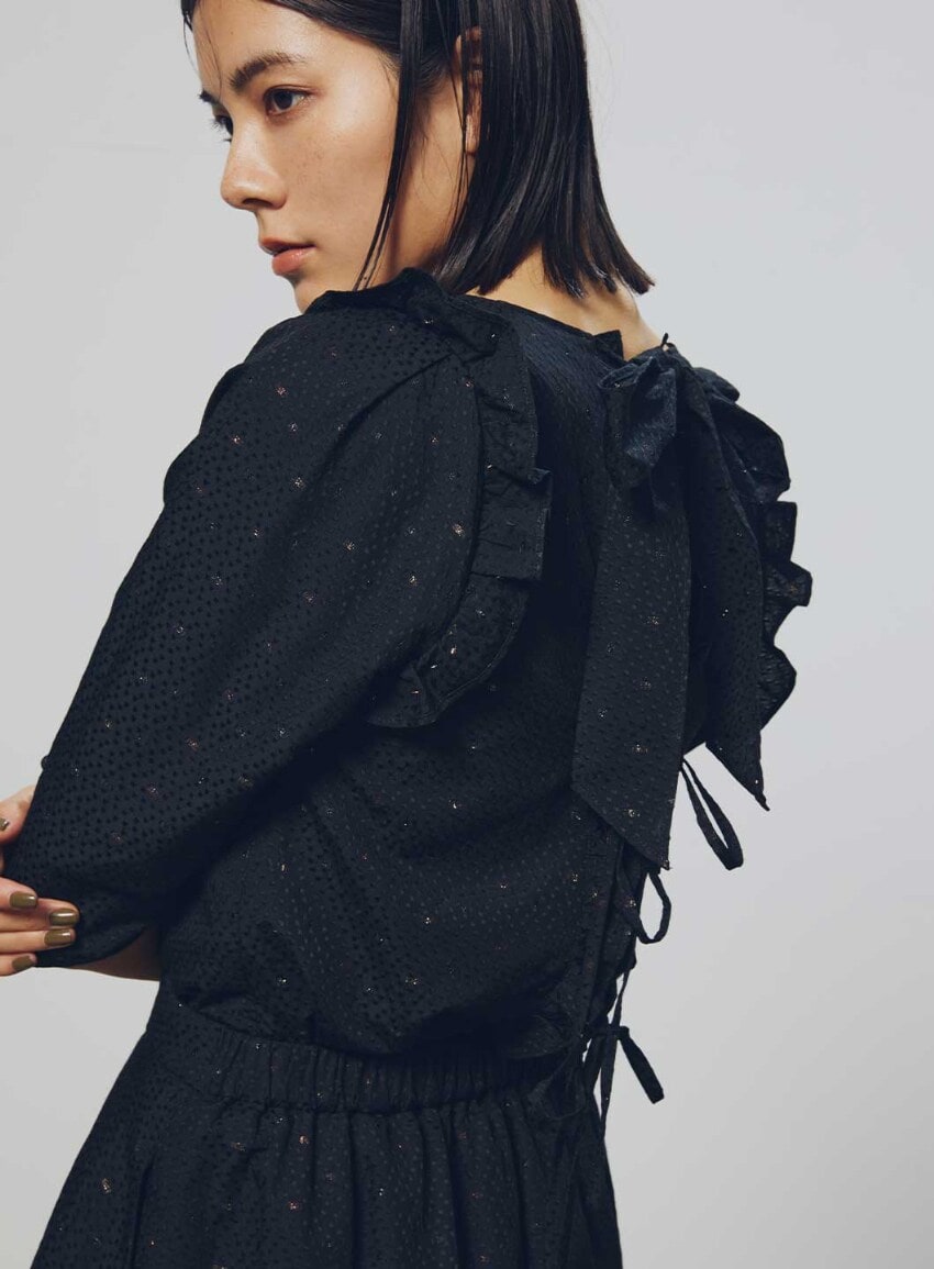 コエル（COEL）/バックリボンジャガードブラウス バックリボンジャガードブラウス | コエル(COEL) | マルイウェブチャネル