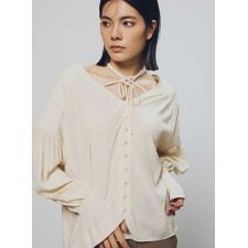 2WAYリボンタイブラウス