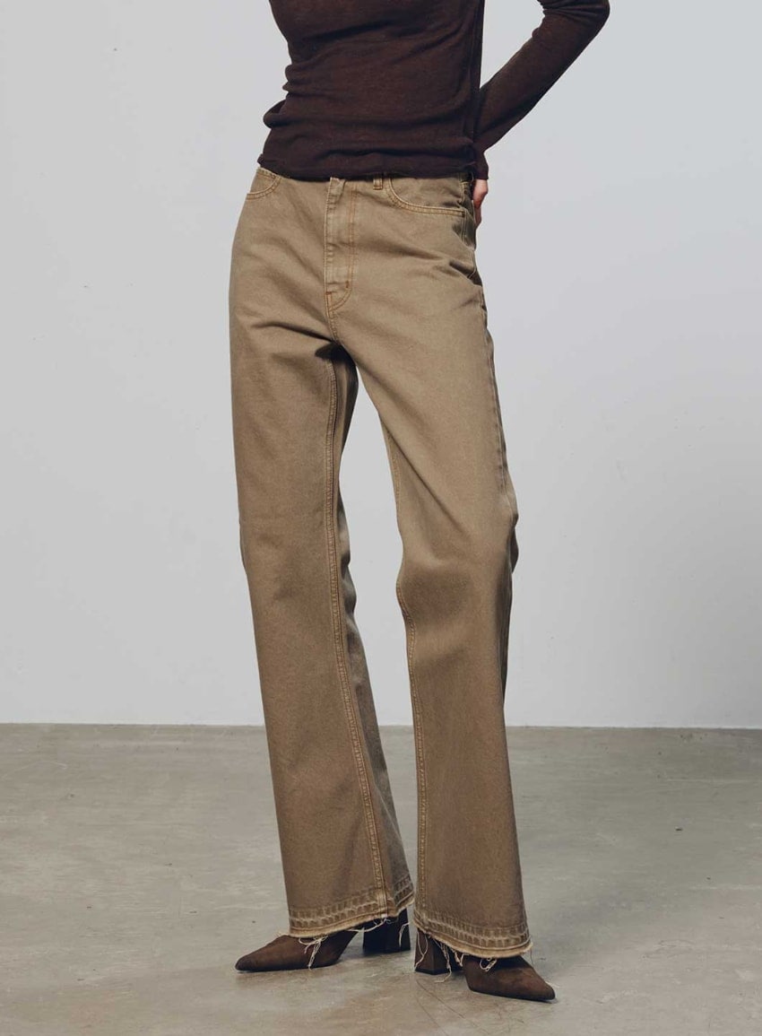 コエル（COEL）/フレアカラーデニムパンツ フレアカラーデニムパンツ | コエル(COEL) | マルイウェブチャネル