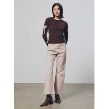 コエル(COEL)のフレアカラーデニムパンツ