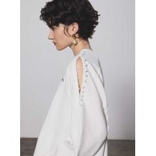 コエル(COEL)のショルダーボタンワッフルロンT