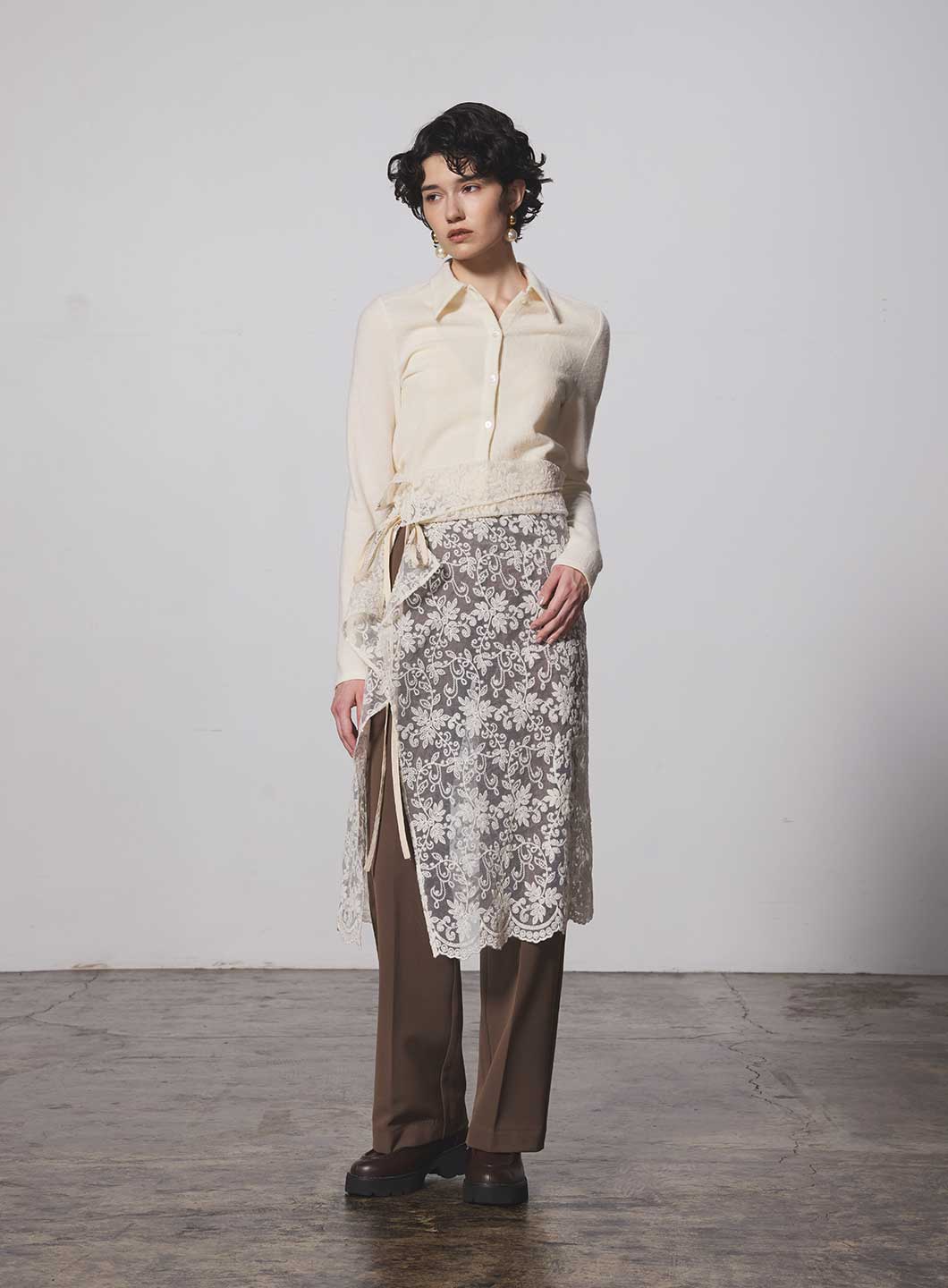 レーススカート付きスラックス | コエル(COEL) | マルイウェブチャネル