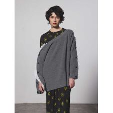 レースショルダーマルチWAYニット