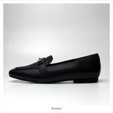 ビット ローファー レディース 幅広 歩きやすい スクエアトゥ 軽量 フラット ローヒール 2cm