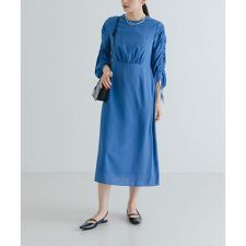 LA MAISON　ギャザースリーブワンピース