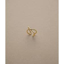 decor『デコール』　Line curve ring