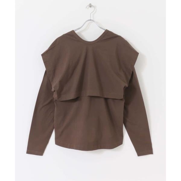 [�}���C]R JUBILEE Layered Long T-shirts/�A�[�o�����T�[�`�iURBAN RESEARCH�j �u���E��