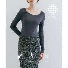 『UR TECH』クルーネックロングTシャツ