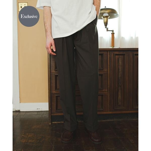 別注』BROOKS BROTHERS×UR TWO INTUCK TROUSERS | アーバンリサーチ