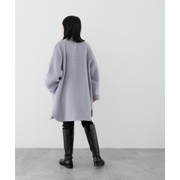 バルカラーシャギーコート