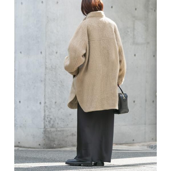 バルカラーシャギーコート