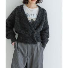 アーバンリサーチ(URBAN RESEARCH)のアルパカシャギーダブルカーディガン