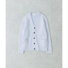 アーバンリサーチ(URBAN RESEARCH)のnew basic COTTON CASHMERE WIDE RIB CARDIGAN
