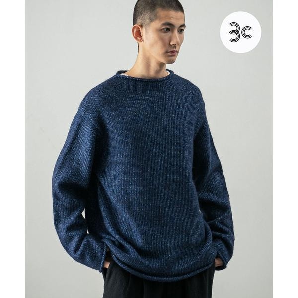 [}C]new basic DENIM LIKE ROLL NECK KNIT/A[oT[`iURBAN RESEARCHj lCr[