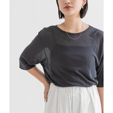 new basic　ドライツイストシアーTシャツ