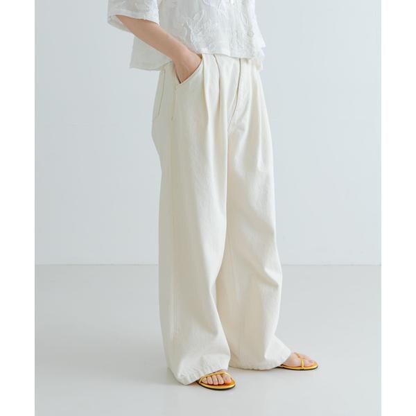 3サイズ展開』new basic ツータックワイドデニムパンツ | アーバン