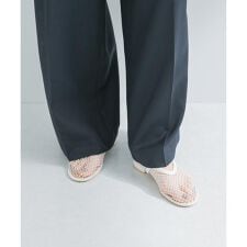 メッシュフラットシューズ