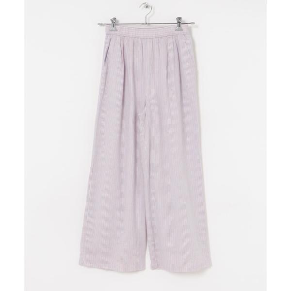 new basic インドコットンサッカーストライプパンツ | アーバン