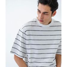 RELAX FIT BORDER T-SHIRTS