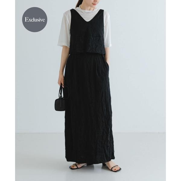 【NOBLE×L'AUBE BLANC】FOX/カシミヤニットスカート NOBLE×L'AUBE BLANC】FOX/カシミヤニットスカート | ノーブル(Noble