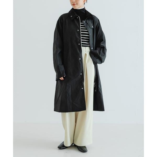 [�}���C]Barbour MODIFIED EXMOOR WAX COAT/�A�[�o�����T�[�`�iURBAN RESEARCH�j �u���b�N