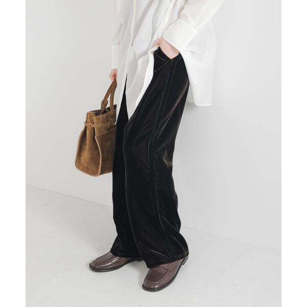 6(ROKU) VELOUR PANTS6 サイドラインベロアイージーパンツ サイドラインベロアイージーパンツ | アーバンリサーチ(URBAN RESEARCH