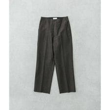 new basic　WOOL LINEN TROUSER