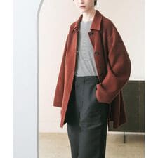 スーパー140ステンカラーリバーミドルコート