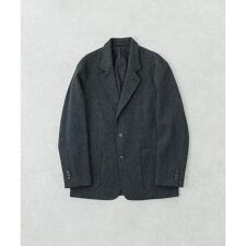 new basic VINTAGE WOOL TWEED JACKET