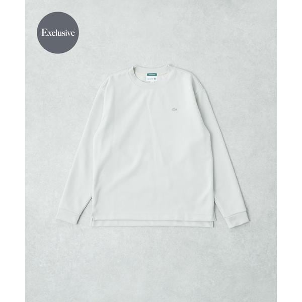別注』LACOSTE×DOORS thick pique mock long-sleeve | アーバン