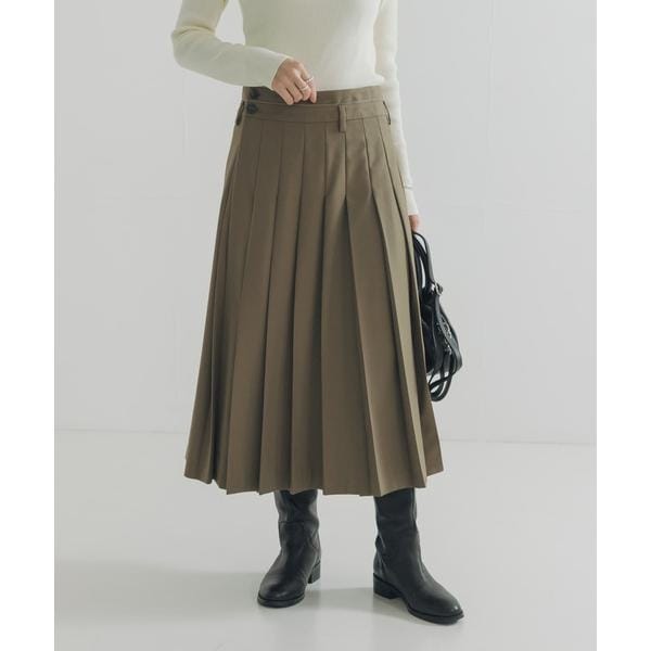プリーツラップジャンパースカート | グレースコンチネンタル(GRACE