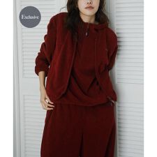 『別注』THOUSAND MILE×URBAN RESEARCH　KNIT FREECE ZIP V