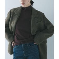 カシミヤシルクタートルカットソー