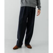 new basic　DRY WOOL SLACKS PANTS