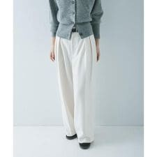 『3サイズ展開』 ウールライクツータックワイドパンツ