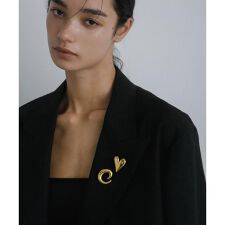 decor『デコール』　Broach heart 2piece set