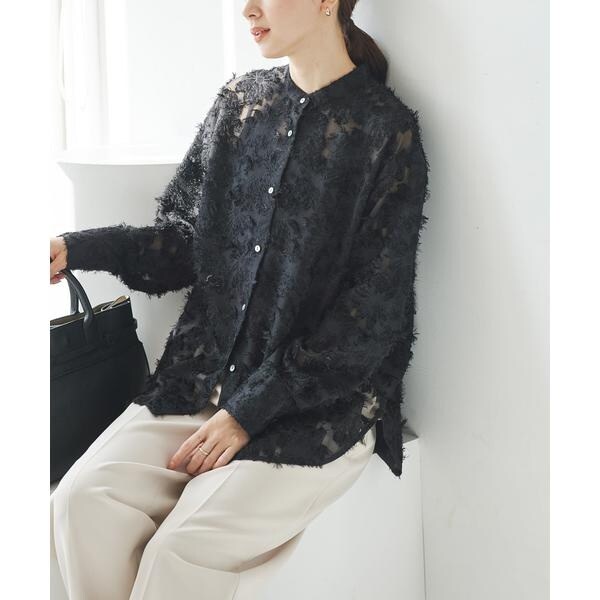 カットジャガードバンドカラーシャツ | アーバンリサーチ(URBAN