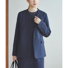 『セットアップ対応』ノーカラージャケット