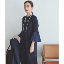 フレアスリーブワンピース
