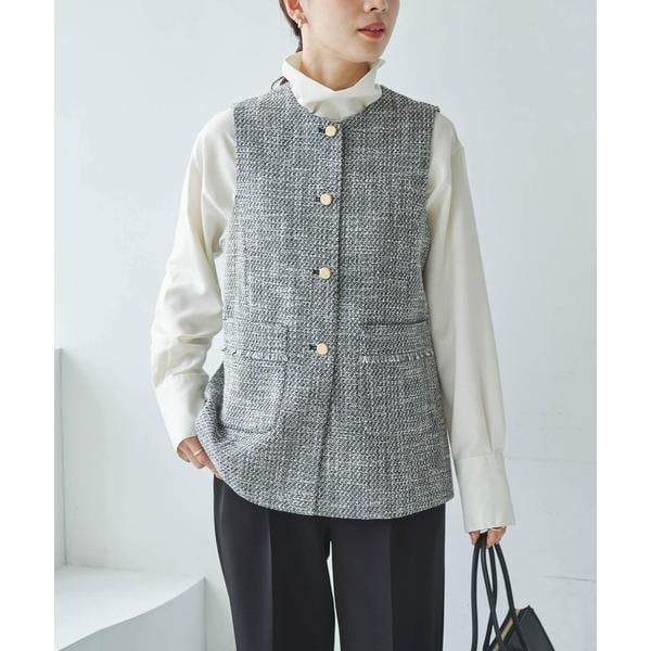 ノーカラーツイードジレ | アーバンリサーチ(URBAN RESEARCH) | マルイ