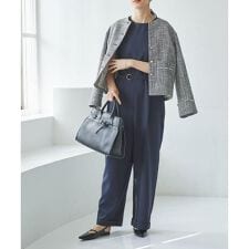 『2サイズ展開』ベルト付きオールインワン