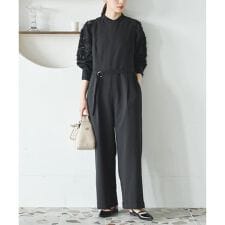 『2サイズ展開』ベルト付きオールインワン