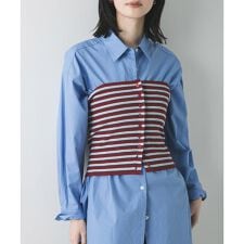 マルチボーダーニットビスチェ